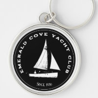 Personalized yacht club. Custom sail sailing boat