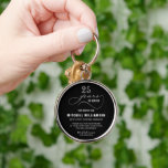 Personalized Years of Service Retirement Keepsake Keychain<br><div class="desc">A silver-coloured 2.125" metal keychain keepsake includes the employee's name,  years of service,  your retirement wishes and more on any colour background,  we show black. MATCHES our retirement acrylic blocks.</div>