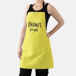 Personalized Yellow Apron
