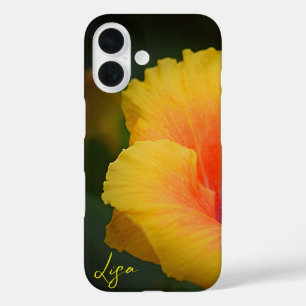 Personalized Yellow Flower Apple iPhone Case