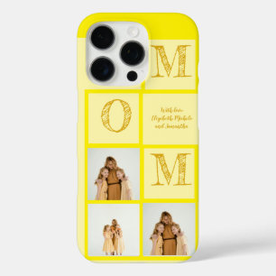 Personalized Yellow iPhone Case–Custom Photo Text iPhone 16 Pro Case