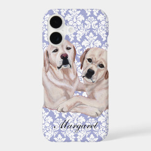 Personalized Yellow Labrador Duo