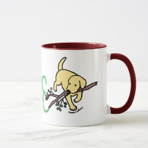 Personalized Yellow Labrador Love Mug