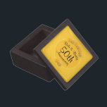 Personalized Yellow Rose 50th Anniversary Gift Box<br><div class="desc">Very pretty gold yellow 50th wedding anniversary trinket box. The couple's names are written above 50th Anniversary in a circle of yellow gold. Yellow roses outline the top of the circle and two roses are at the bottom. A micro yellow geometric pattern surrounds the deeper gold centre.</div>