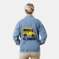 Personalized Yellow School Bus Driver Education