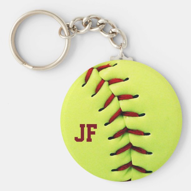 Baseball Sports Ball Keychains & Key Rings Zazzle CA