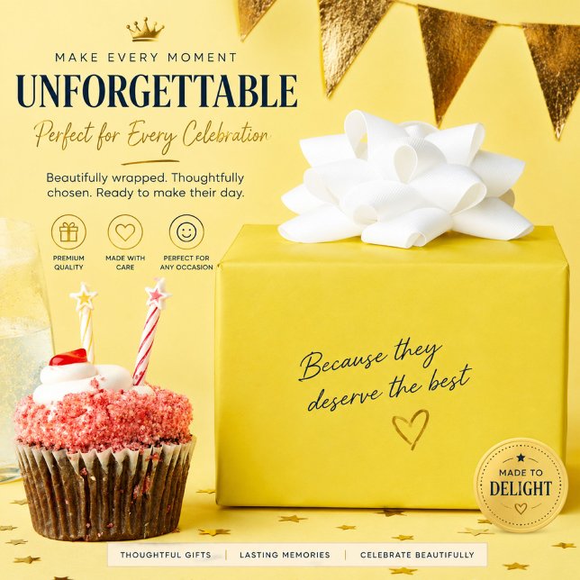 Personalized Yellow Wrapping Paper (Creator Uploaded)