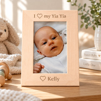 Personalized Yia Yia picture frame