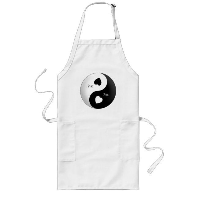 Personalized Yin Yang Love Apron (Front)