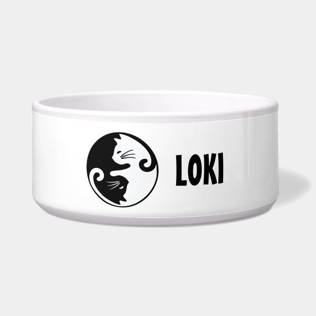 Personalized Ying Yang Cat  (Front)
