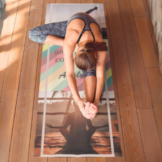 Personalized Yoga Lover Teacher Mom Women Gift Mat