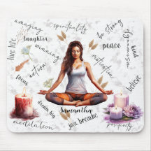 Personalized Yoga themed affirmations