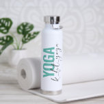 Personalized YOGA's Name Script Water Bottle<br><div class="desc">A Personalized YOGA's Name Script Water Bottle for Coaches.
Choose colour of textr,  change names and titles.

 Have a Unique Personalized Gifts for a YOGA teacher.
A YOGA Water Bottle Gift. Personalized YOGA Gifts.
YOGA Gifts For Men
YOGA Gift for Her</div>