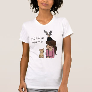 Personalized Yorkie Mama T-Shirt