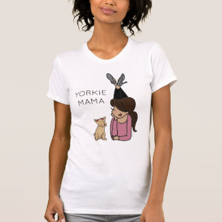 Personalized Yorkie Mama T-Shirt