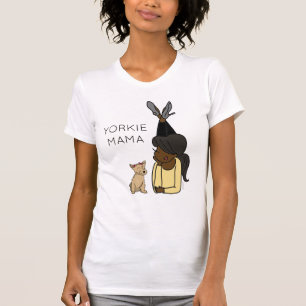 Personalized Yorkie Mama T-Shirt