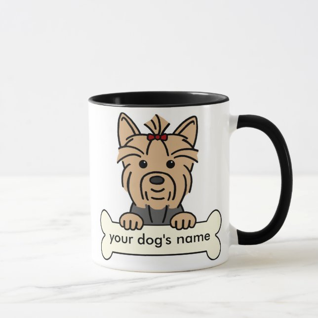 Personalized Yorkie Mug (Right)