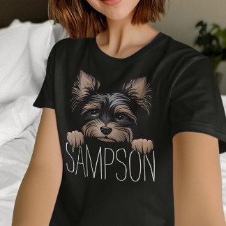 Personalized Yorkie Yorkshire Terrier Dog Name T-Shirt