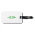 Personalized You Found Me Luggage Tags