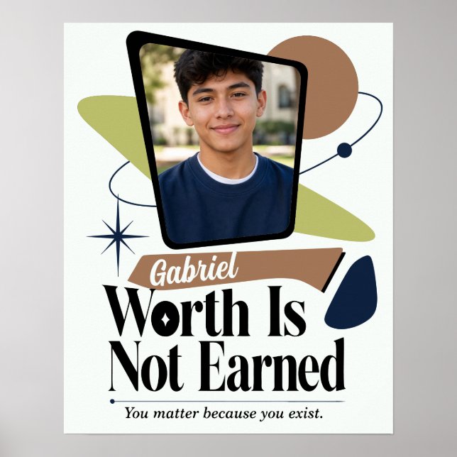 Personalized You Matter Photo Poster (Front)