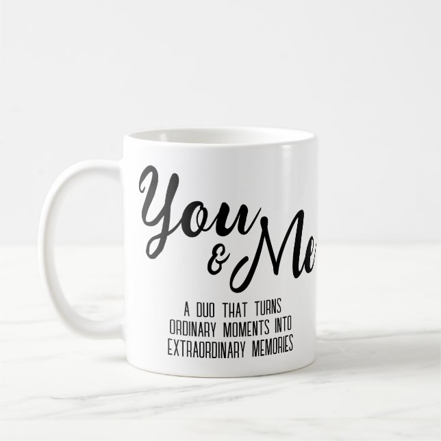 Personalized You & Me Mug (Left)