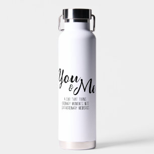 Personalized You & Me Water Bottle