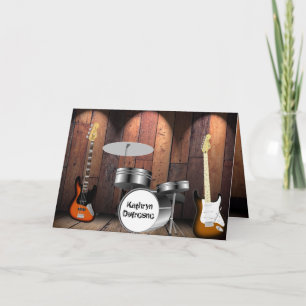 Personalized "You Rock" Multi-Occasion Card