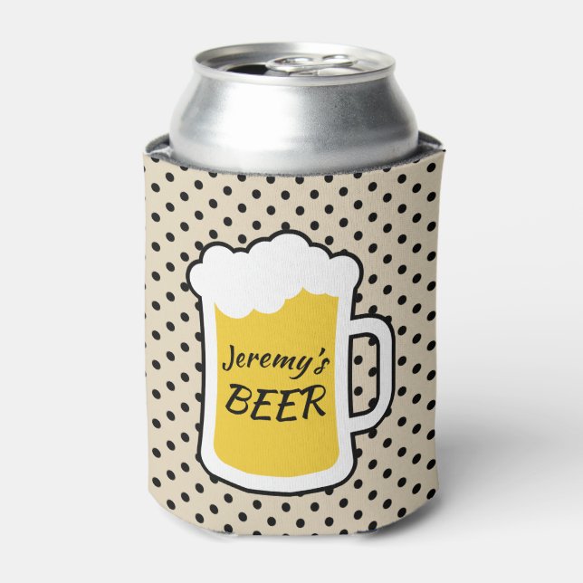 Personalized Your Beer Can Cooler (Can Front)