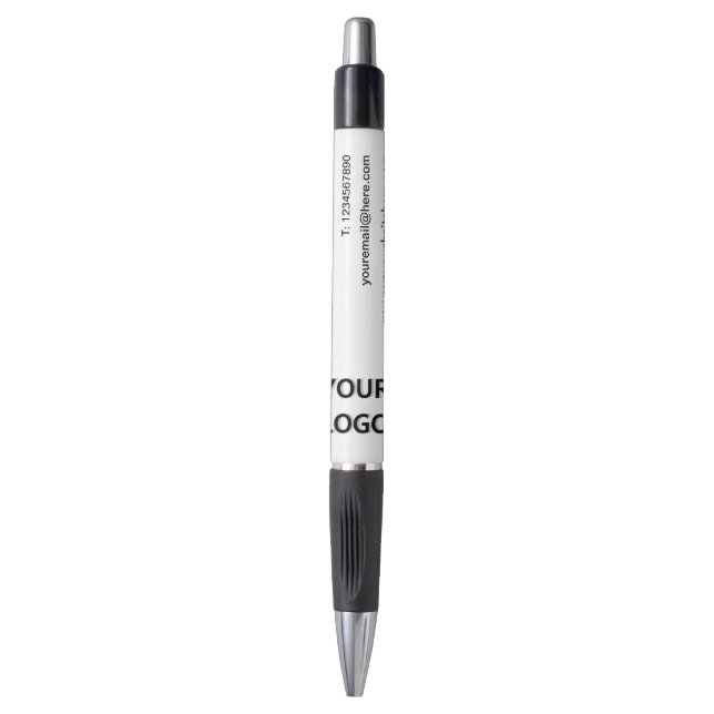 Personalized Your Business Logo and Text Pen (Front Vertical)