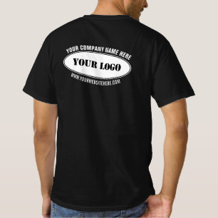 Personalized Your Business Logo and Text T-Shirt