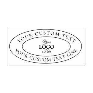 Personalized Your Business Logo  Rubber Stamp