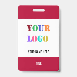 Personalized Your Business Name Badge Template