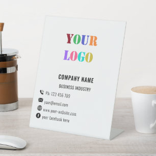 Personalized Your Business Pedestal Sign Template