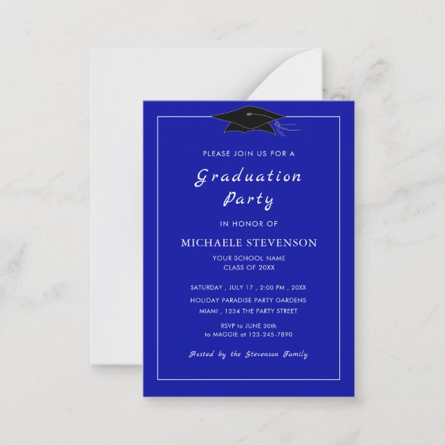 Personalized Your Colours Graduation Invitation (Front)