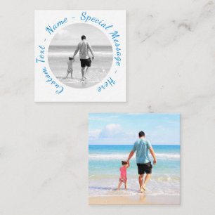 Personalized Your Dad Photo Card with Custom Text