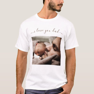 Personalized Your Dad Photo T-Shirt Gift with Text