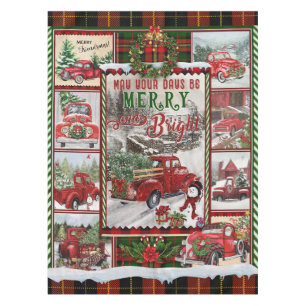 Personalized Your Day Merry And Bright, Christmas Tablecloth