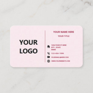 Personalized Your Design Business Card Example