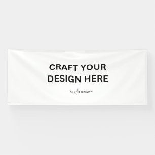 Personalized Your Design, Logo, or Message 4'x10' Banner