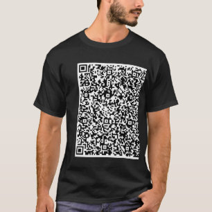 Personalized Your Design QR Code T-Shirt Template