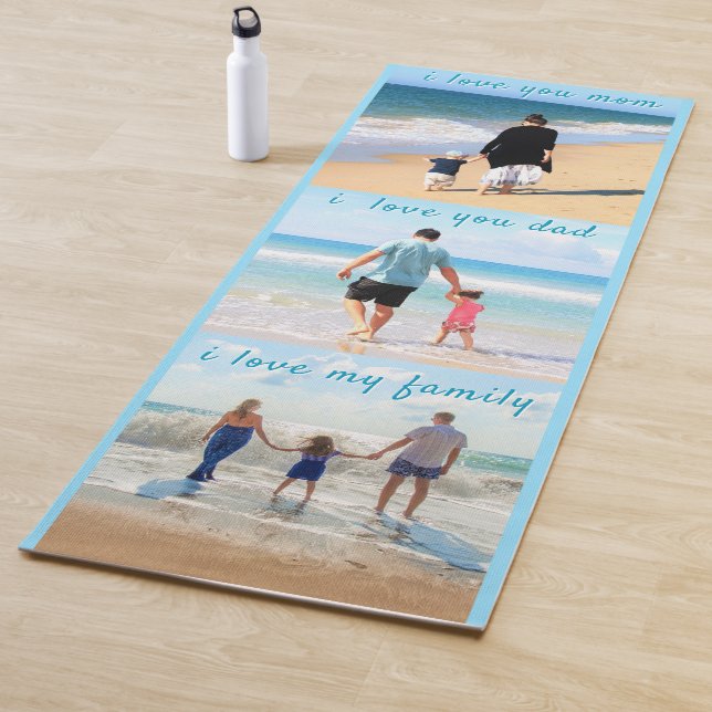 Personalized Your Family Photo Collage Yoga Mat (In Situ)