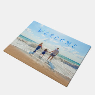 Personalized Your Family Photo Doormat Welcome