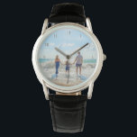 Personalized Your Family Photo Watch<br><div class="desc">Custom Photo Watches - Unique Your Own Design - Personalized Mom / Dad / Family / Kids / Friends or Personal Watch Gift - Add Your Photo / or Text - Resize and move or remove and add elements / image with Customization tool !</div>