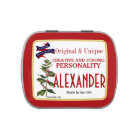 Personalized Your Famous Name Peppermint Tins