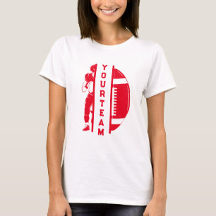 Personalized Your Football Team Name & Your Name  T-Shirt