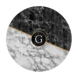 Personalized Your Letter Marble Cutting Board