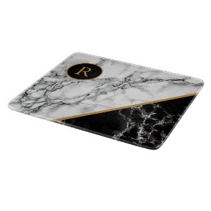 Personalized Your Letter Marble Cutting Board