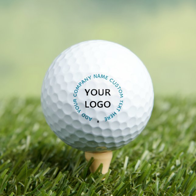 Personalized Your Logo and Custom Text Golf Balls (Insitu Tee)
