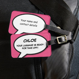 Personalized YOUR LUGGAGE IS READY FOR TAKE OFF! Tag