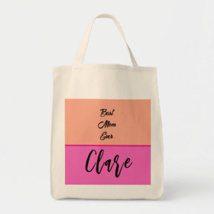 Personalized your Mommy name ROSE AND PINK Tote Bag
